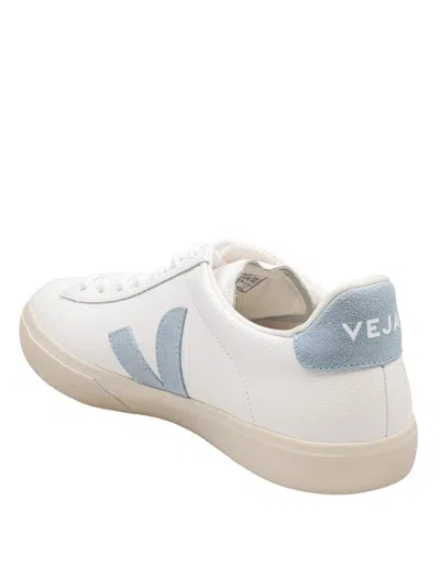Veja Multicolour Organic Leather Sneaker In White