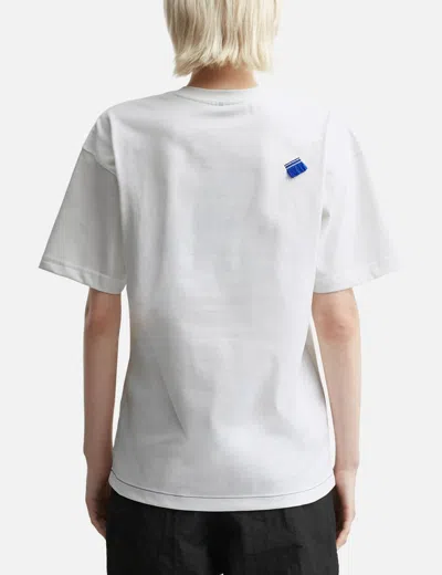Ader Error Snake Semi-oversized Fit T-shirt In White