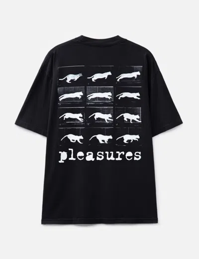 Pleasures Sprint T-shirt In Black