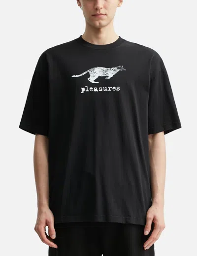 Pleasures Sprint T-shirt In Black