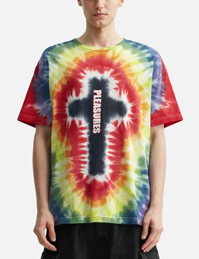 Pleasures Dyed T-shirt In Multi
