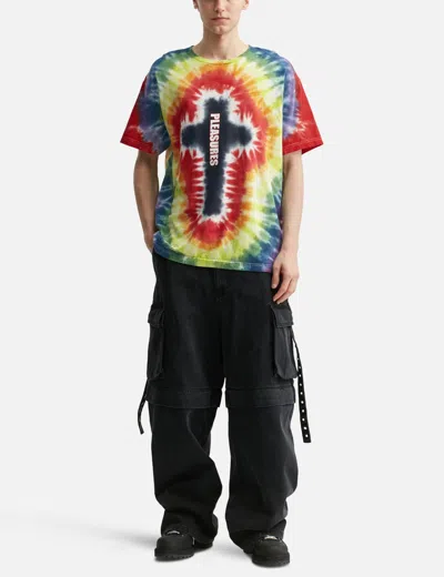 Pleasures Dyed T-shirt In Multi