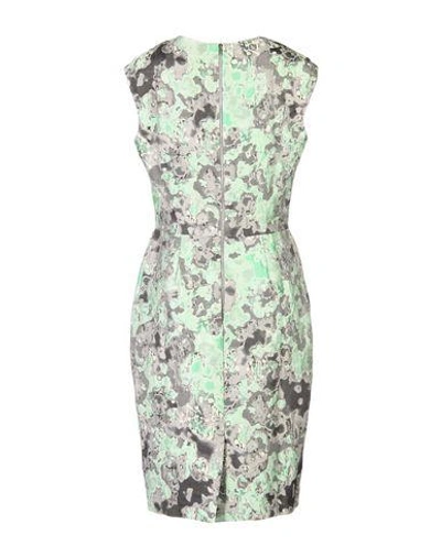 Shop Lela Rose Knee-length Dress In Light Green