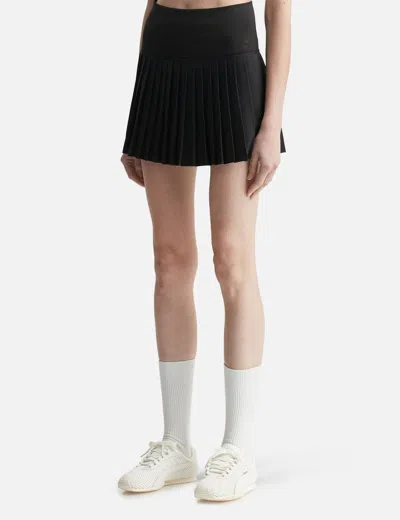 Puma X Guizio Pleated Mini Skirt In Black