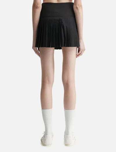 Puma X Guizio Pleated Mini Skirt In Black