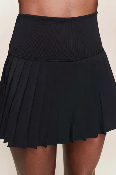 Danielle Guizio Ny Pleated Skort In Black