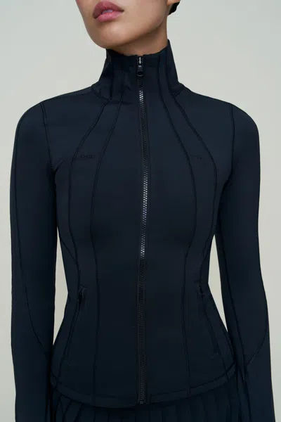 Danielle Guizio Ny Sculpt Jacket In Blue