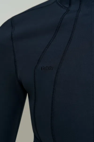 Danielle Guizio Ny Sculpt Jacket In Blue