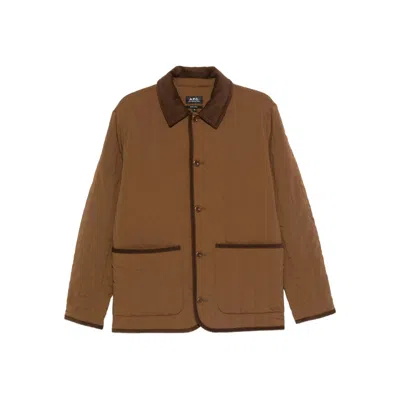 Apc Outerwear In Brown