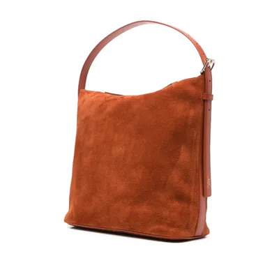 Apc A.p.c. Orange Tote Bags Women In Orange