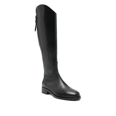 Aeyde Hector Boots Black In Black