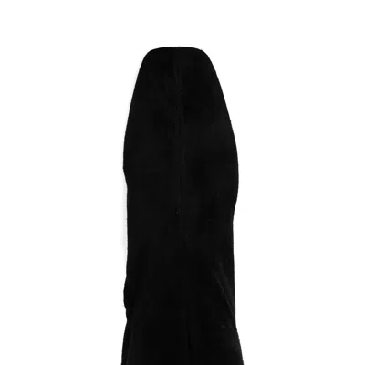 Aeyde Marty 50 Suede Knee-high Boots In Black