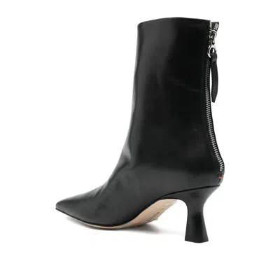 Aeyde Leather Boots In Black