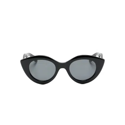 Alaïa Geometric Sunglasses In Black