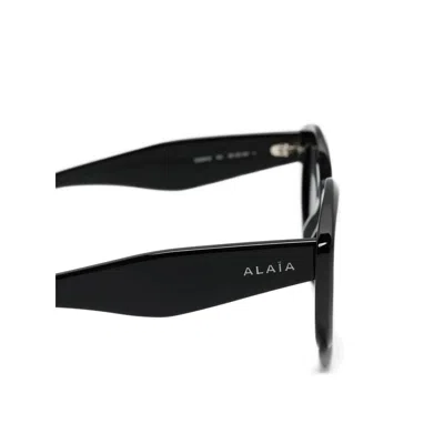 Alaïa Geometric Sunglasses In Black