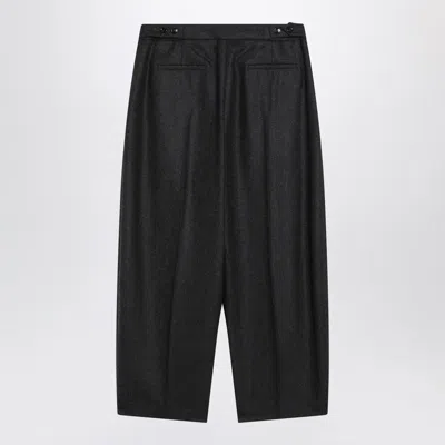 Alaïa Alaia Black Tailored Pants In Technical Taffeta Women In Black