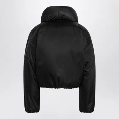 Alaïa Insulated Long Sleeve High Collar Jacket In Black