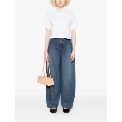 Alaïa White Tops - T-shirts & Jerseys Women In White
