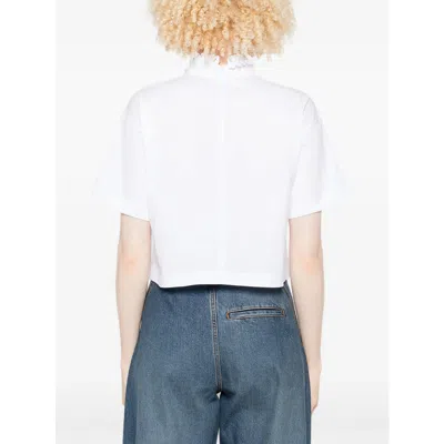 Alaïa White Tops - T-shirts & Jerseys Women In White