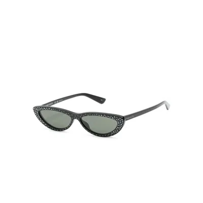 Alexander Mcqueen Full Frame Sunglasses In Black
