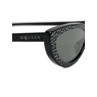 Alexander Mcqueen Full Frame Sunglasses In Black