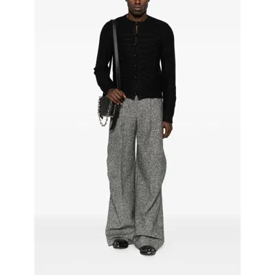 Alexander Mcqueen Viscose Blend Cardigan Featuring Button Detailing In Black