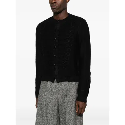 Alexander Mcqueen Viscose Blend Cardigan Featuring Button Detailing In Black