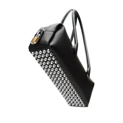 Alexander Wang Medium Roux Key-charm Shoulder Bag In Black