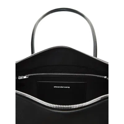 Alexander Wang Medium Roux Key-charm Shoulder Bag In Black