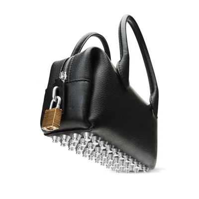 Alexander Wang Compact Roux Tote Bag With Studded Detailing In Black