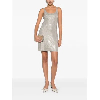 Alexander Wang Sleeveless Mini Dress In Neutral