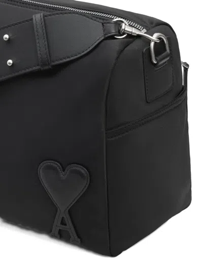 Ami Alexandre Mattiussi Ami Paris Women Marcel Large Nylon Shoulder Bag In Multi