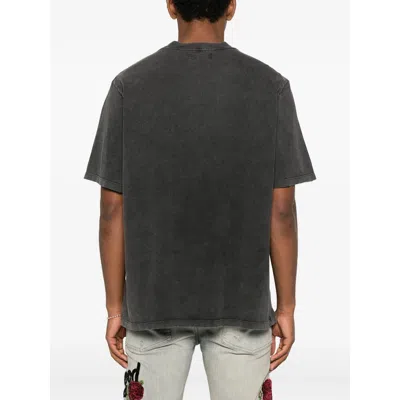 Amiri Groovy Logo-print Cotton-jersey T-shirt In Black