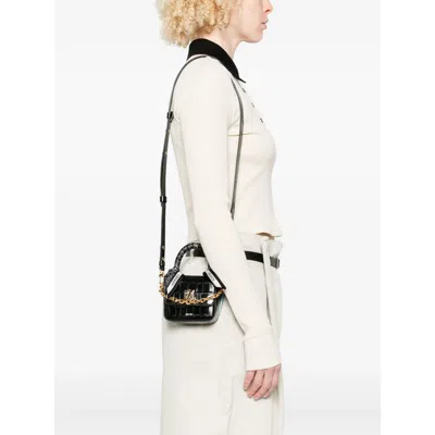 Amiri Crocodile-effect Tote Bag In Black