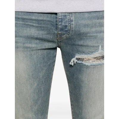Amiri Denim Skinny Jeans In Blue