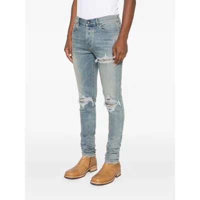 Amiri Denim Skinny Jeans In Blue