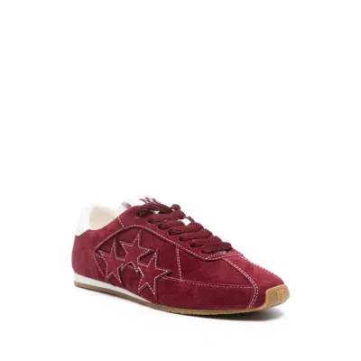 Amiri Pacific Flat Suede Sneakers In Red