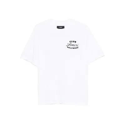Amiri T Shirts White In White