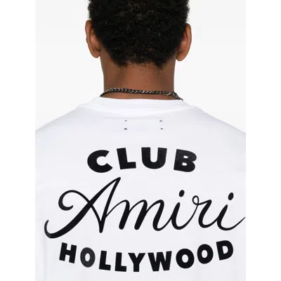 Amiri T Shirts White In White