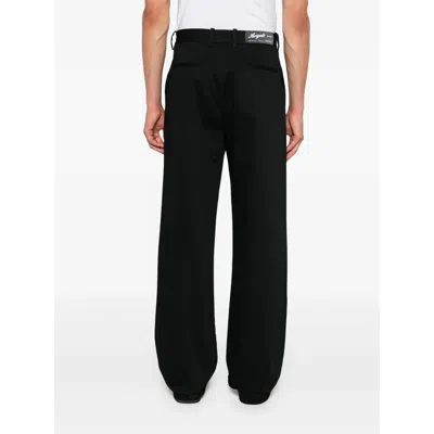 Axel Arigato Logo-tag Trousers In Black