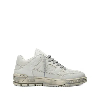 Axel Arigato Area Lo Perforated Leather Sneakers In White