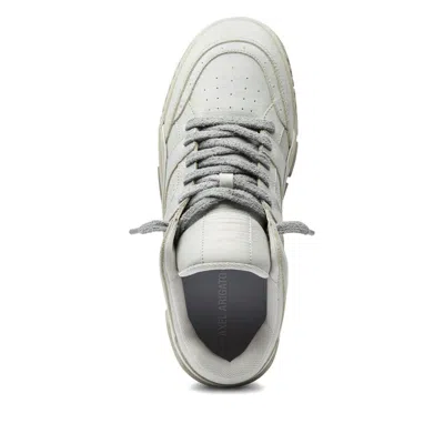 Axel Arigato Area Lo Perforated Leather Sneakers In White