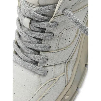 Axel Arigato Area Lo Perforated Leather Sneakers In White