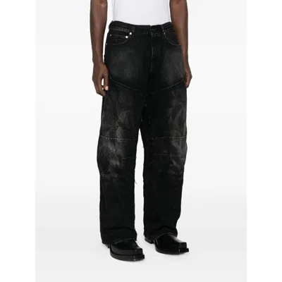 Balenciaga Belt Loop Jeans In Black