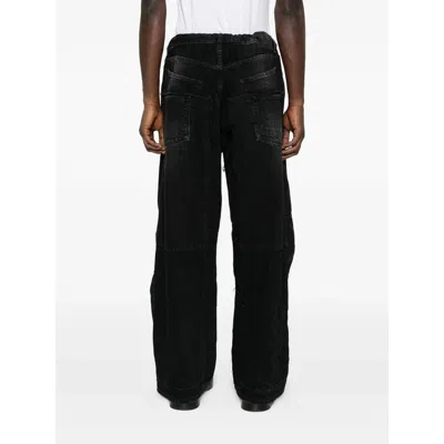 Balenciaga Belt Loop Jeans In Black