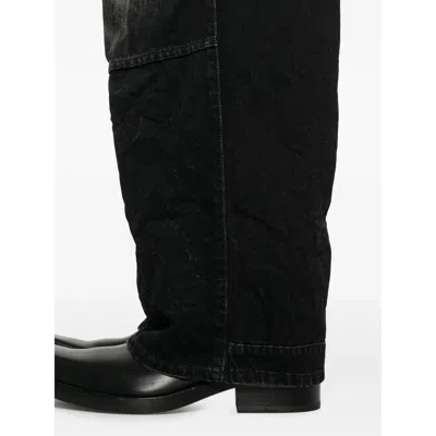 Balenciaga Belt Loop Jeans In Black