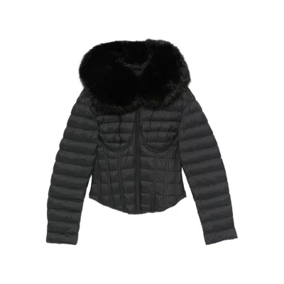 Balenciaga Black Jackets - Fitted Jackets Women In Black