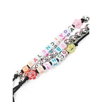Balenciaga Black Keyrings & Chains Women In Multi