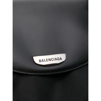 Balenciaga Black Shoulder Bags Women In Black