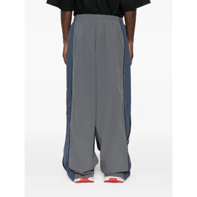 Balenciaga Sporty Trousers Featuring Side Stripes In Black